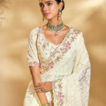 White Bridal Saree